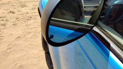2007-2008 Pt Cruiser Driver Left Side Mirror Door Mounted Oem Blue Pqd 5067451Ab