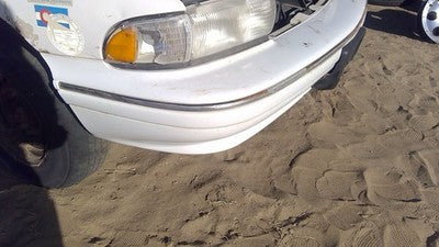 1991-1996 Chevy Caprice Front Bumper Cover Assembly Oem White