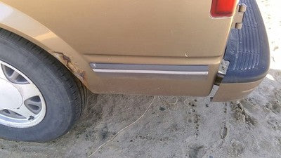 1995 Chevy Astro Driver Left Rear Moulding On Quarter Panel Oem Brown