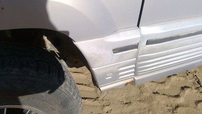 1994 Jeep Grand Cherokee Driver Left Moulding From Fender Oem Trim Strip Silver