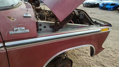 1979 Ford F150 Passenger Right Moulding From Fender Oem Trim Strip Maroon