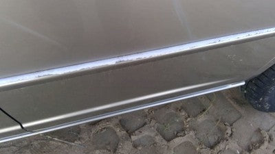 01-05 Honda Civic Driver Left Rear Moulding From Door Oem Back Trim Strip Silver