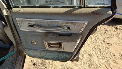 Chevy Caprice Driver Left Rear Inside Door Trim Panel Only Oem Back Gray