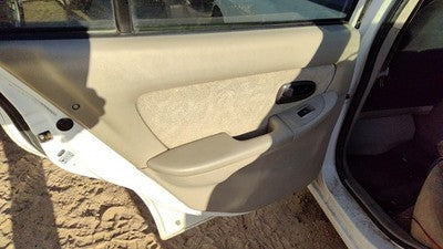 01-03 Hyundai Elantra Driver Left Rear Inside Door Trim Panel Only Oem Back Tan