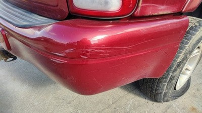 1998-2003 Dodge Durango Rear Bumper Cover Assembly Oem Back Red 55077303aa