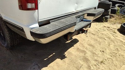 1988-1999 Chevy Silverado 1500 Chrome Rear Bumper With Mount Brackets Oem White