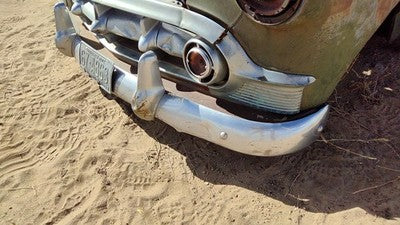 1953 Chevy Bel Air 150 Sedan Front Bumper Assembly With Brackets Chrome Oem