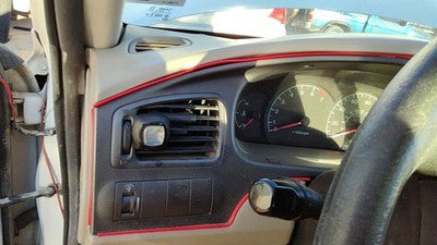 01-03 Hyundai Elantra Trim Bezel Around Speedometer Oem Dash Surround Panel Tan