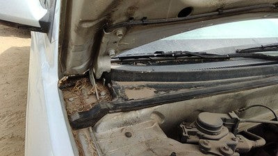 2003 Hyundai Elantra Passenger Right Hood Hinge Assembly Oem Silver