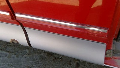 97 98 Ford F150 Passenger Right Rear Moulding From Door Oem Back Trim Strip Red