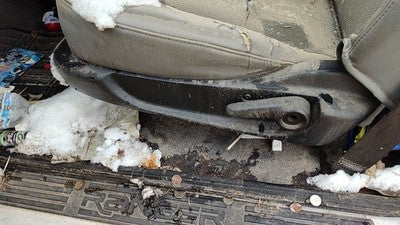 2010 Ford Ranger Driver Left Side Seat Trim Panel Oem Gray