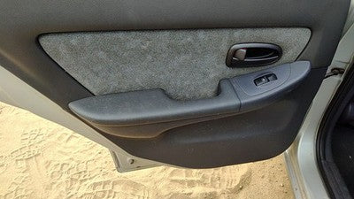 01-03 Hyundai Elantra Driver Left Rear Inside Door Trim Panel Only Oem Back Gray