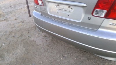 2004 2005 Honda Civic Rear Bumper Cover Assembly Oem Back Silver