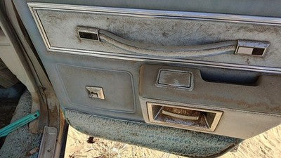 Chevy Caprice Driver Left Rear Inside Door Trim Panel Only Oem Back Gray