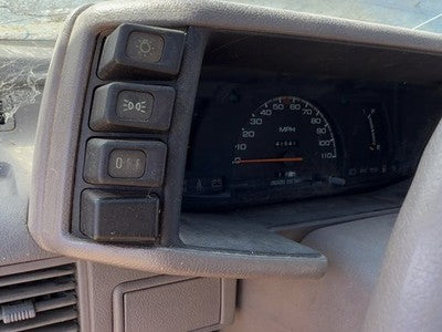 1989-1995 Isuzu Pup Trim Bezel Around Speedometer Oem Dash Surround Panel Gray