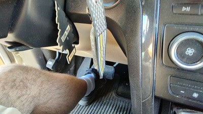 2016-2019 Ford Explorer Lower Dash Under Column Knee Bolster Trim Panel Camel 7L
