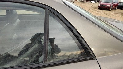 97-05 Buick Century Driver Left Rear Vent Window Back Door Glass With Frame Oem
