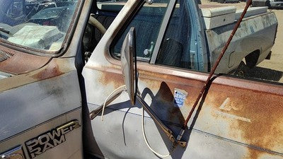 1982-1987 Dodge Ram W150 Driver Left Side Mirror Door Mounted Oem 4216040