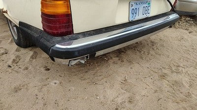 1979-1985 Mercedes 300Td Rear Bumper Cover Assembly Oem Back White 1238805271