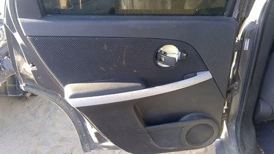 06-08 Torrent Driver Left Rear Inside Door Trim Panel Only Back Black 19C