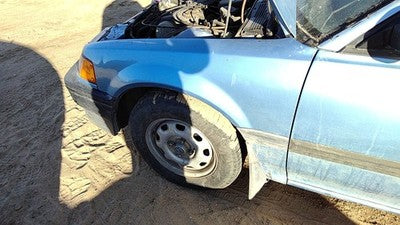 1988-1991 Honda Civic Driver Left Front Fender Oem Blue Sedan 2714822