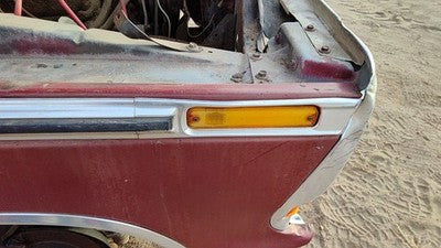 1979 Ford F150 Passenger Right Moulding From Fender Oem Trim Strip Maroon
