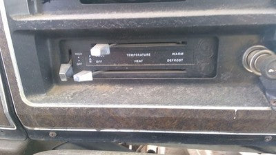 1979 Ford Van E250 Temperature Control Module In Dash Heater Ac Head Unit Oem