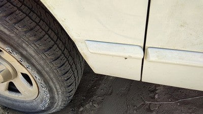 2002-2005 Ford Explorer Driver Left Moulding From Fender Oem Trim Strip White Yz