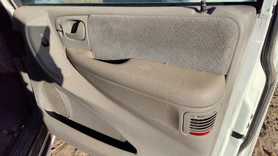 2001 Grand Caravan Passenger Right Front Inside Door Trim Panel Only Gray E7l5