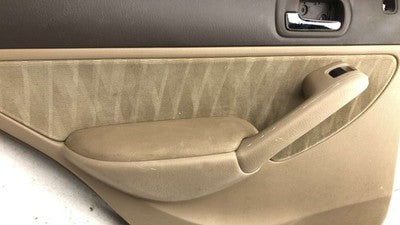 2003-2005 Honda Civic Driver Left Rear Inside Door Trim Panel Only Oem Back Tan