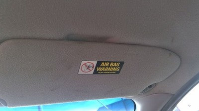 1998 Ford Taurus Passenger Right Sun Visor Oem Gray