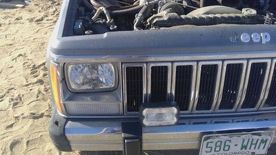 1984-1992 Jeep Cherokee Complete Header Panel With Grille 83506616 83506616