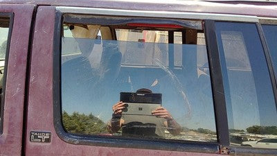 1991-1994 S10 Blazer Driver Left Rear Side Window Door Glass Oem Back 15669009