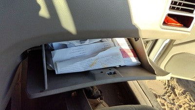 2001-2003 Hyundai Elantra Glove Box Assembly Complete Door With Latch Oem Tan