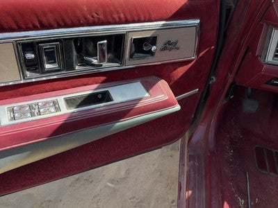 1988 Olds 88 Driver Left Front Door Trim Panel With Master Switch