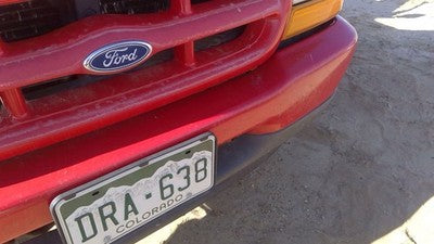 1998-2000 Ford Ranger Front Bumper Assembly With Brackets Oem Red Xl5z17757aptm