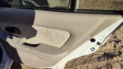 01-03 Hyundai Elantra Passenger Right Rear Inside Door Trim Panel Only Back Tan