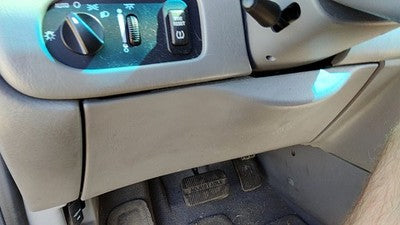 00-03 Ford Windstar Lower Dash Under Column Knee Bolster Trim Panel Oem Gray 22