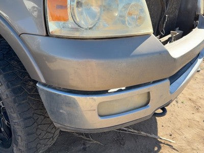 2004-2005 Ford F150 Front Bumper With Brackets Assembly Oem Arizona Beige Aq