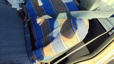 1993 Gmc Sierra 2500 Driver Left Front Seat Belt Retractor Oem Shoulder Blue