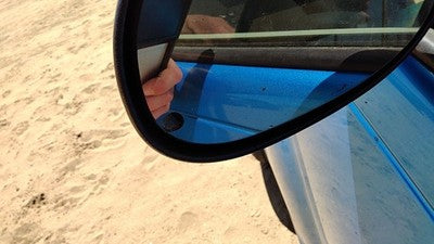 2007-2008 Pt Cruiser Driver Left Side Mirror Door Mounted Oem Blue Pqd 5067451Ab