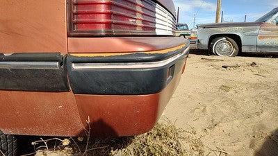 1985-1987 Pontiac Sunbird Rear Bumper Cover Assembly Oem Back Brown 10026826