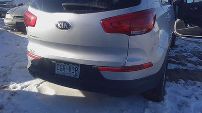 2010-2016 Kia Sportage Rear Bumper Cover Assembly Oem Back Silver A3d 866123W540