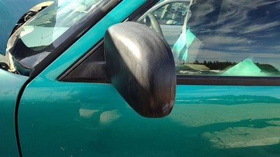 1995-1997 S10 Blazer Driver Left Side Mirror Door Mounted Oem Power 17801665