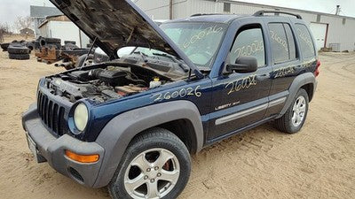 02-06 Jeep Liberty Passenger Right Rear Power Window Regulator With Motor Back