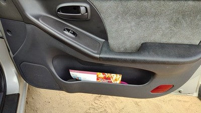 01-03 Hyundai Elantra Passenger Right Front Inside Door Trim Panel Only Oem Gray