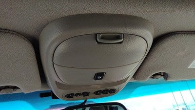 02-04 Trail Blazer Center Overhead Console Dome Light Map Lamp Cubby Dark pewter