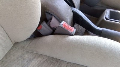 1993 Saturn Sw2 Passenger Right Front Seat Belt Buckle Receiver Oem Tan