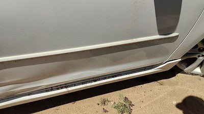 07-09 Mazda 3 Passenger Right Front Moulding From Door Oem Trim Strip White 34K
