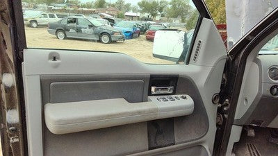 2006-2007 Ford F150 Driver Left Front Door Trim Panel With Master Switch Gray Me